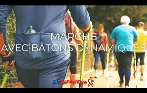 la marche avec Bâtons dynamiques